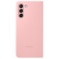 Samsung Galaxy S21+ 5G LED View Kotelo EF-NG996PPEGEE (Avoin pakkaus - Erinomainen) - Pinkki