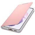 Samsung Galaxy S21+ 5G LED View Kotelo EF-NG996PPEGEE (Avoin pakkaus - Erinomainen) - Pinkki