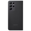 Samsung Galaxy S21 Ultra 5G Clear View Suojakuori S-Kynällä EF-ZG99PCBEGEE - Musta