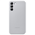 Samsung Galaxy S22+ 5G Smart LED View Kotelo EF-NS906PJEGEE (Avoin pakkaus - Tyydyttävä) - Vaaleanharmaa