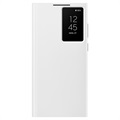Samsung Galaxy S22 Ultra 5G Smart Clear View Kotelo EF-ZS908CWEGEE - Valkoinen