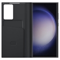 Samsung Galaxy S23 Ultra 5G Smart View Lompakkokotelo EF-ZS918CBEGWW (Bulkki Tyydyttävä) - Musta