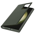 Samsung Galaxy S23 Ultra 5G Smart View Lompakkokotelo EF-ZS918CGEGWW - Vihreä