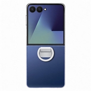 Samsung Galaxy Z Flip7 Clear Suojakuori Sormuksella EF-QF766CTEGWW - Läpinäkyvä
