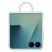 Samsung Galaxy Z Flip7 Silikonikotelo Renkaalla EF-PF766TMEGWW - Vaaleansininen