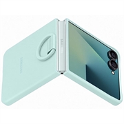 Samsung Galaxy Z Flip7 Silikonikotelo Renkaalla EF-PF766TMEGWW - Vaaleansininen