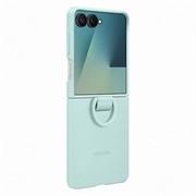 Samsung Galaxy Z Flip7 Silikonikotelo Renkaalla EF-PF766TMEGWW - Vaaleansininen