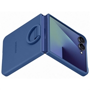 Samsung Galaxy Z Flip7 Silikonikotelo Renkaalla EF-PF766TNEGWW - Sininen