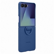 Samsung Galaxy Z Flip7 Silikonikotelo Renkaalla EF-PF766TNEGWW - Sininen