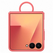 Samsung Galaxy Z Flip7 Silikonikotelo Renkaalla EF-PF766TREGWW - Punainen
