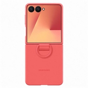 Samsung Galaxy Z Flip7 Silikonikotelo Renkaalla EF-PF766TREGWW - Punainen