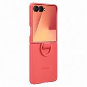 Samsung Galaxy Z Flip7 Silikonikotelo Renkaalla EF-PF766TREGWW - Punainen