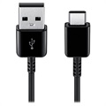 Samsung USB-A / USB-C Kaapeli EP-DG930MBEGWW - 1.5m - 25W - 2 Kpl. - Musta