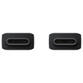 Samsung USB-C / USB-C Kaapeli EP-DX510JBEGEU - 5A, 1.8m - Bulkki - Musta