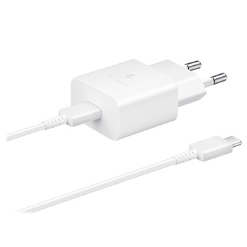 Samsung Nopea Matkalaturi & USB-C Kaapeli EP-T1510XWEGEU - 15W - Valkoinen