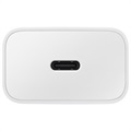 Samsung Nopea Matkalaturi & USB-C Kaapeli EP-T1510XWEGEU - 15W - Valkoinen