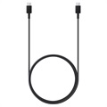 Samsung USB-C / USB-C Johto EP-DX310JBEGEU - 3A, 1.8m - Musta
