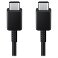 Samsung USB-C / USB-C Johto EP-DX310JBEGEU - 3A, 1.8m - Musta