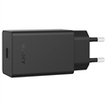 Sony USB-C Nopea Matkalaturi XQZ-UC1 - 30W - Bulkki - Musta