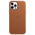 iPhone 12 Pro Max Apple Nahkakuori MagSafella MHKL3ZM/A - Satulanruskea