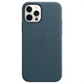 iPhone 12/12 Pro Apple Nahkakuori MagSafella MHKE3ZM/A - Itämerensininen
