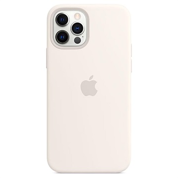 iPhone 12/12 Pro Apple Silikonikotelo MagSafe MHL53ZM/A - Valkoinen