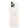 iPhone 12/12 Pro Apple Silikonikotelo MagSafe MHL53ZM/A - Valkoinen