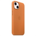 iPhone 13 Apple Nahkakuori MagSafella MM103ZM/A - Kullan­ruskea