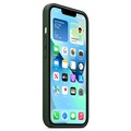 iPhone 13 Mini Apple Nahkakuori MagSafella MM0J3ZM/A - Havunvihreä
