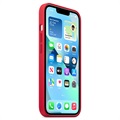 iPhone 13 Mini Apple Silikonikuori MagSafella MM233ZM/A - Punainen