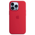 iPhone 13 Pro Apple Silikonikuori MagSafella MM2L3ZM/A - Punainen