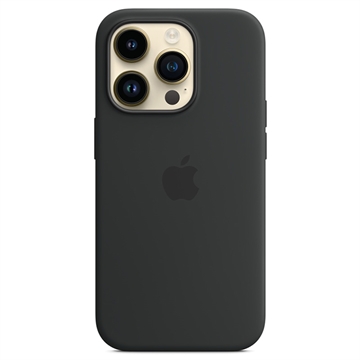 iPhone 14 Pro Apple Silikonikuori MagSafella MPTE3ZM/A - Keskiyö