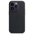 iPhone 13 Pro Apple Nahkakuori MagSafella MM1H3ZM/A - Keskiyö