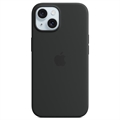 iPhone 15 Apple Silikonikuori MagSafella MT0J3ZM/A - Musta