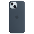 iPhone 15 Plus Apple Silikonikuori MagSafella MT123ZM/A - Myrskynsininen