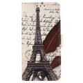 Glam Sarjan Huawei Nova 10 Pro Lompakkokotelo - Eiffel torni