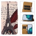 Glam Sarjan OnePlus Nord CE 5G Lompakkokotelo - Eiffel Torni