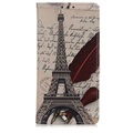 Glam Sarjan Samsung Galaxy A10 Lompakkokotelo - Eiffel Torni