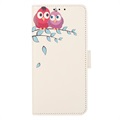 Glam Series Samsung Galaxy A73 5G lompakko kotelo - Chouettes