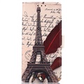 Glam Sarjan Samsung Galaxy M52 5G Lompakkokotelo - Eiffel Torni