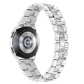 Samsung Galaxy Watch4/Watch4 Classic Glam Ruostumaton Teräshihna - Hopea