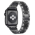 Apple Watch Series 9/8/SE (2022)/7/SE/6/5/4/3/2/1 Glam Ranneke - 41mm/40mm/38mm - Musta