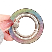 Glitter MagSafe -sormusjalusta - sateenkaari