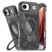 iPhone Air Glitter -hybridikotelo, jossa potkukiinnike - MagSafe-yhteensopiva
