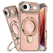 iPhone Air Glitter -hybridikotelo, jossa potkukiinnike - MagSafe-yhteensopiva - Aavikon kulta