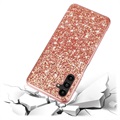 Glitter Series Samsung Galaxy A13 5G Hybridikotelo - Ruusukulta