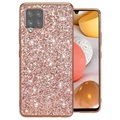 Glitter Series Samsung Galaxy A42 5G Hybridikotelo - Ruusukulta