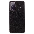 Glitter Series Samsung Galaxy S20 FE Hybridikotelo - Musta