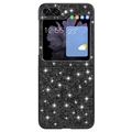 Samsung Galaxy Z Flip5 Glitter Series Hybridikotelo - Musta