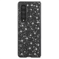 Glitter Series Samsung Galaxy Z Fold3 5G Hybridikotelo - Musta
